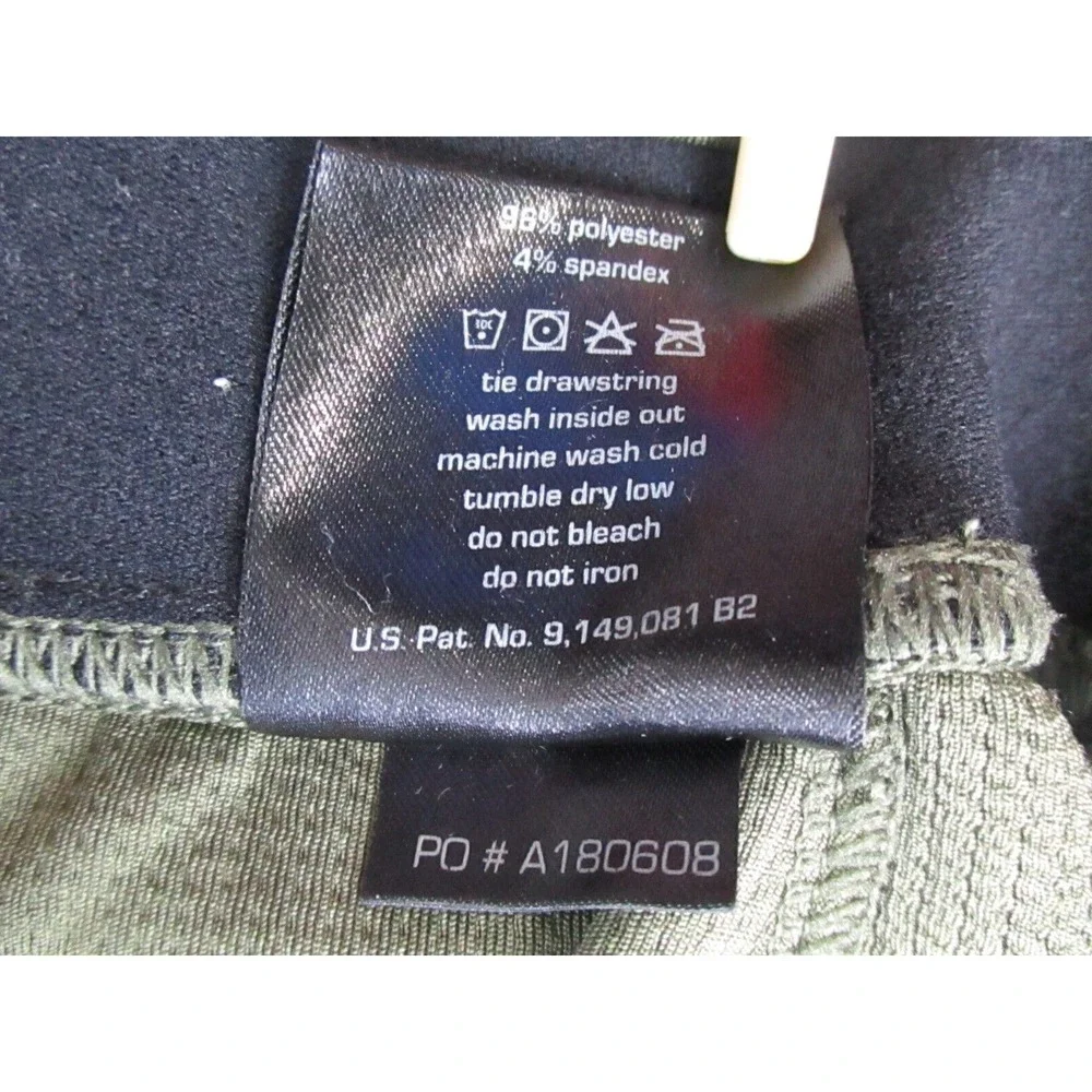 Hylete Jogger Pants Mens Size XXL Green Zip Pocket Drawstring Tapered Active Gym